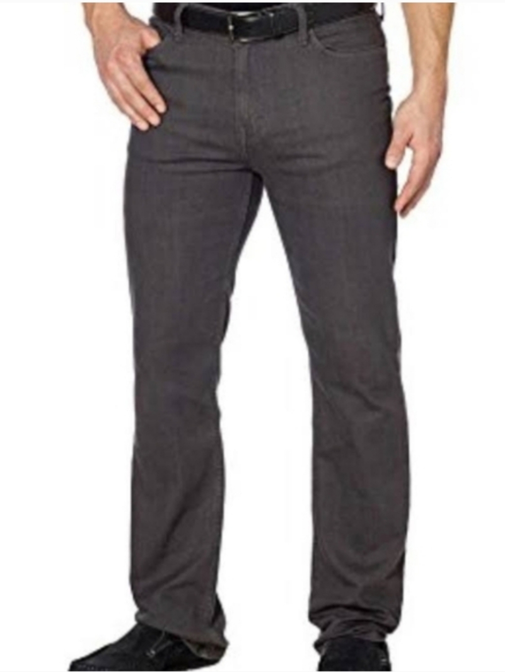 Men's Straight Fit Gray Jeans
